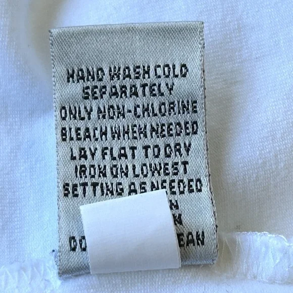 Chicos Beaded Sequin Lobster Tank Top Sz 2 Large Beachy Coastal Embroidered Flaw - Picture 10 of 11